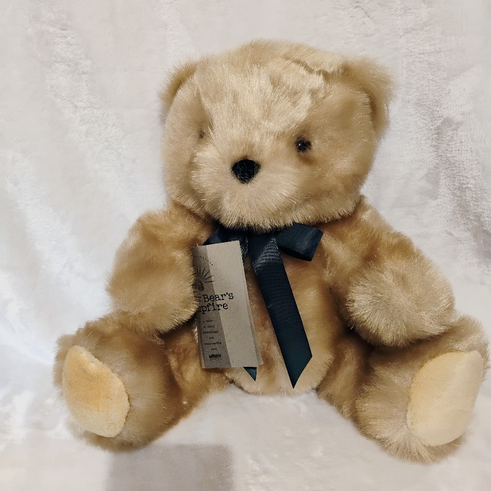 Vtg 1997 Matrix Essential Woody Bears‎ Campfire Teddy Bear Stuffed Toy 12" Plush